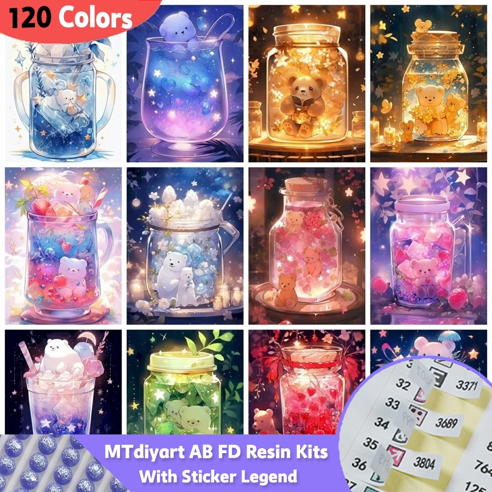 Bottle Animals Diamond Paintin - Photo Mosaic Print avis et prix