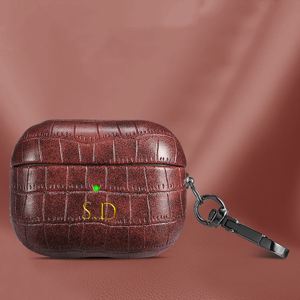 For Airpods 1 2 3 4 Pro 2 Luxu - Monogram Keychain Leather avis et prix