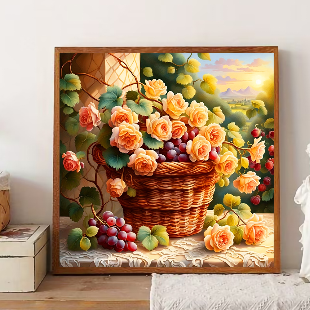 Flower Diamond Painting Kit Fu - Photo Mosaic Print avis et prix