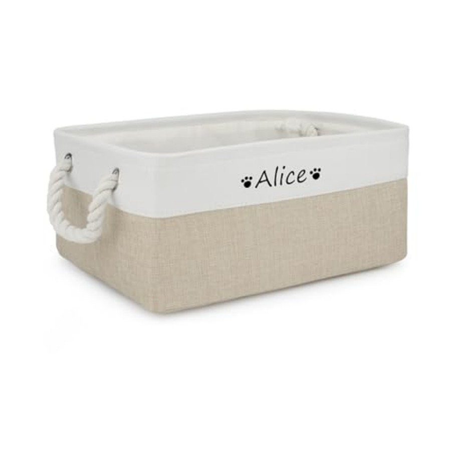 Dog Toy Basket, Dog Toy Bin Bo - Personalized Name Box avis et prix