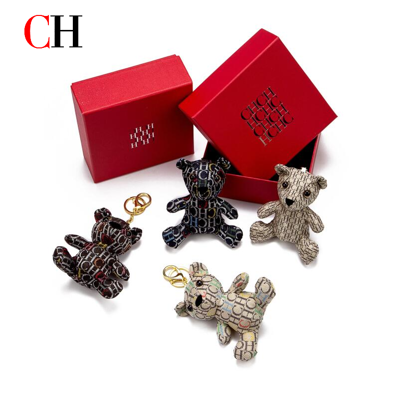 CH Bear Plush Keychain Monogra - Monogram Keychain Leather avis et prix