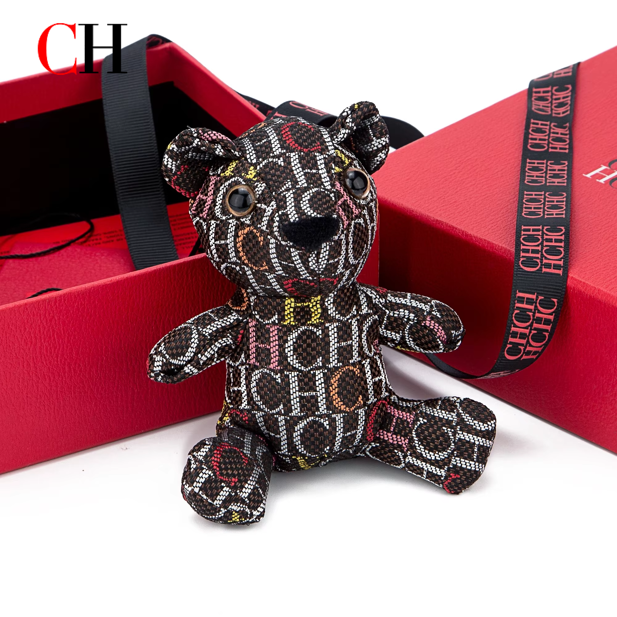 CH Bear Plush Keychain Monogra - Monogram Keychain Leather avis et prix