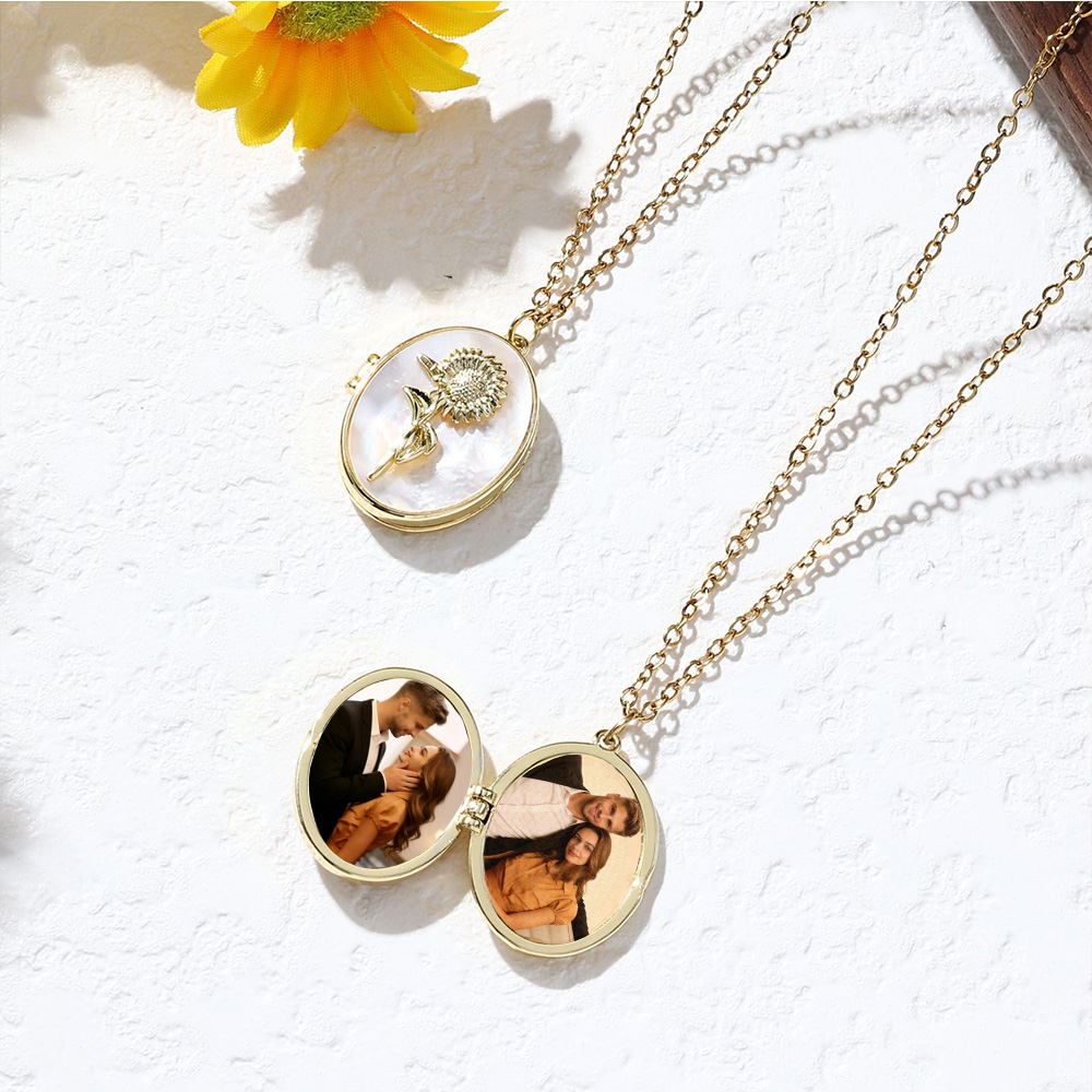 Diamon Birth Flower Custom Col - Birth Flower Necklace avis et prix