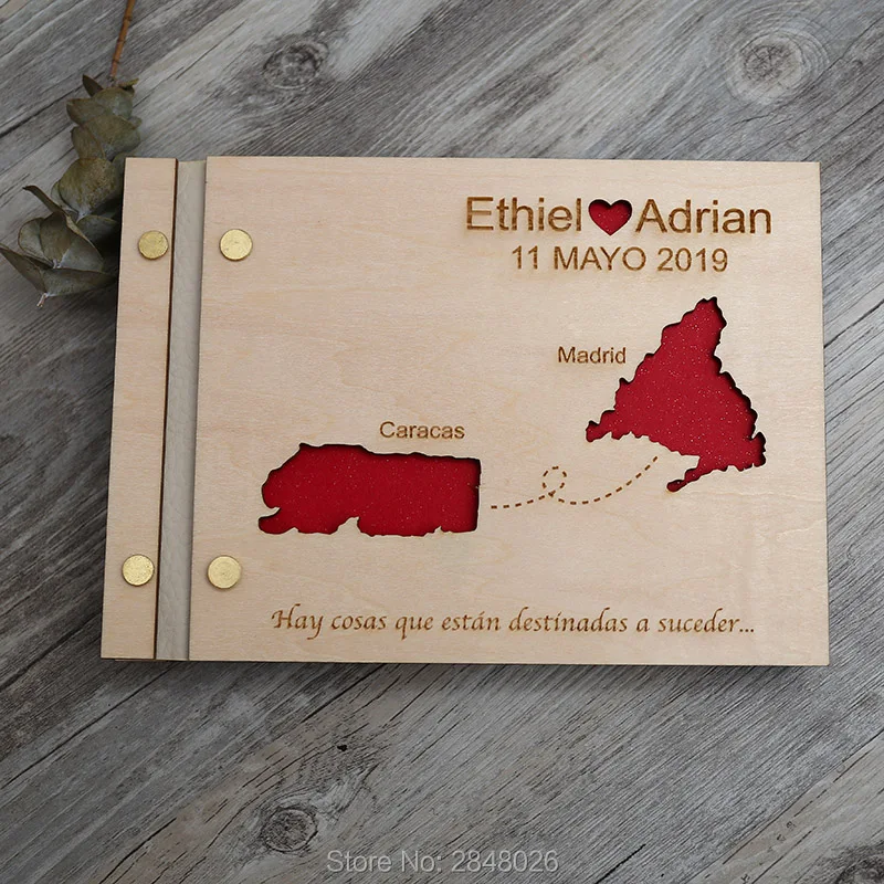 Map engraved wedding guestbook - Custom Star Map avis et prix