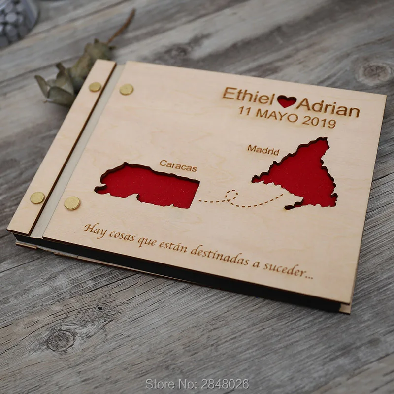Map engraved wedding guestbook - Custom Star Map avis et prix