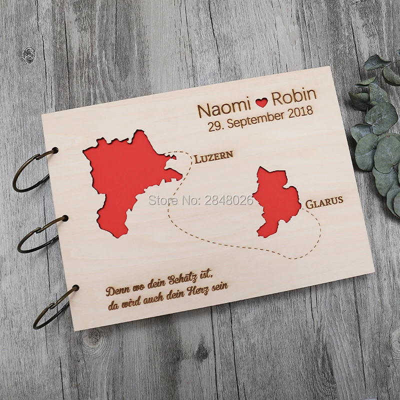 Rustic personalized wedding gu - Custom Photo Book avis et prix