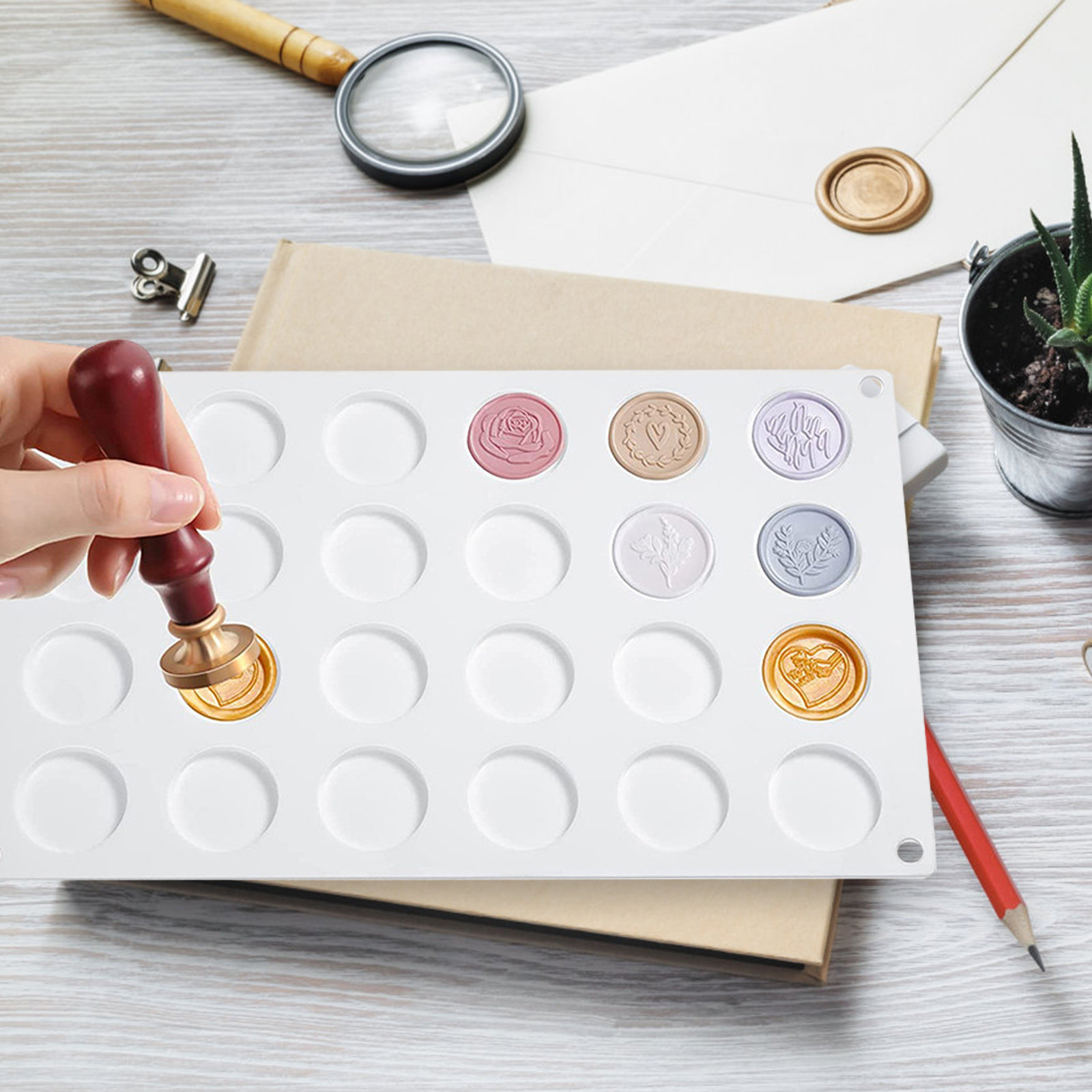 1Set Premium Silicone Wax Seal - Wax Seal Letter Kit avis et prix