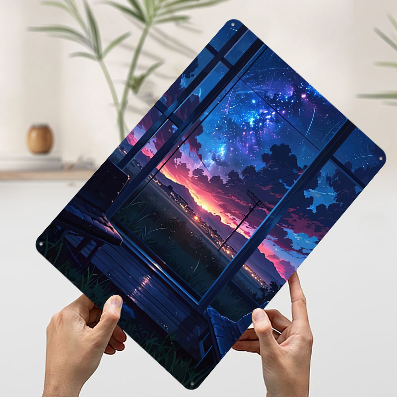 Anime Window View of Starry Ni - Custom Night Sky avis et prix