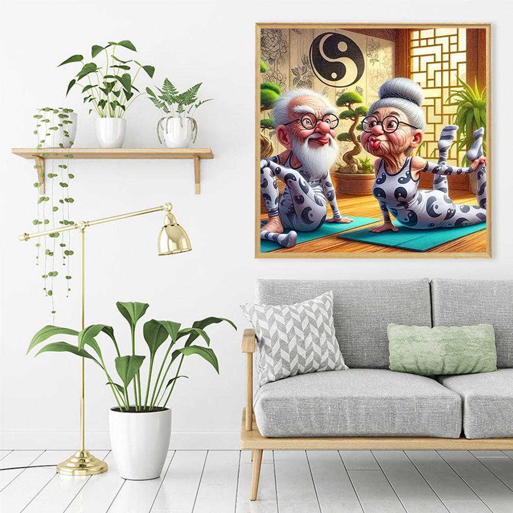 Momoart Old People Diamond Mos - Photo Mosaic Print avis et prix