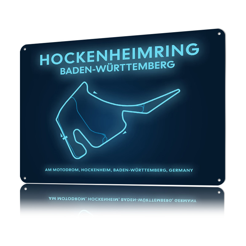 Hockenheimring Circuit Neon Ma - Custom Map Poster avis et prix