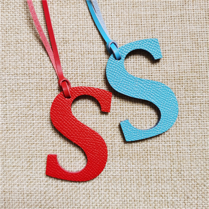 English Letter O P Q R S T Alp - Monogram Keychain Leather avis et prix