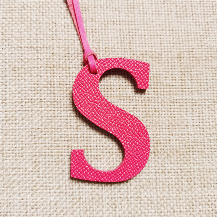 English Letter O P Q R S T Alp - Monogram Keychain Leather avis et prix