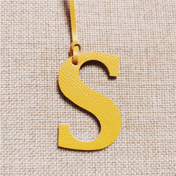 English Letter O P Q R S T Alp - Monogram Keychain Leather avis et prix