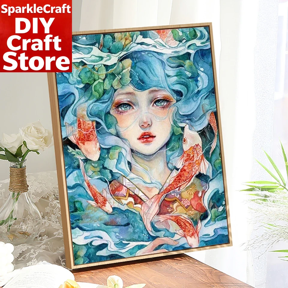 1PC frameless 5D Diy Diamond P - Photo Mosaic Print avis et prix