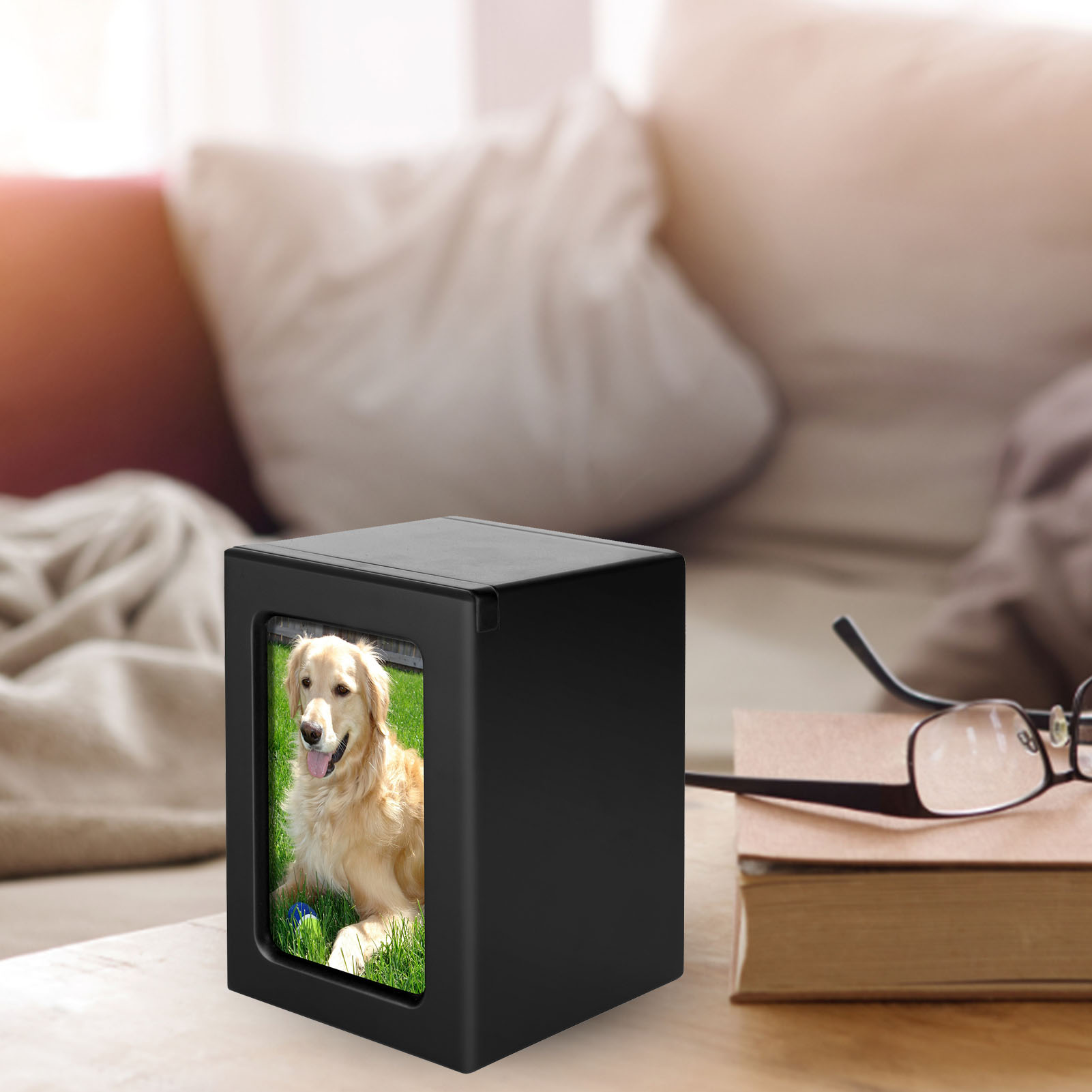 Wooden Pet Urns Wooden Cremati - Engraved Wood Frame avis et prix