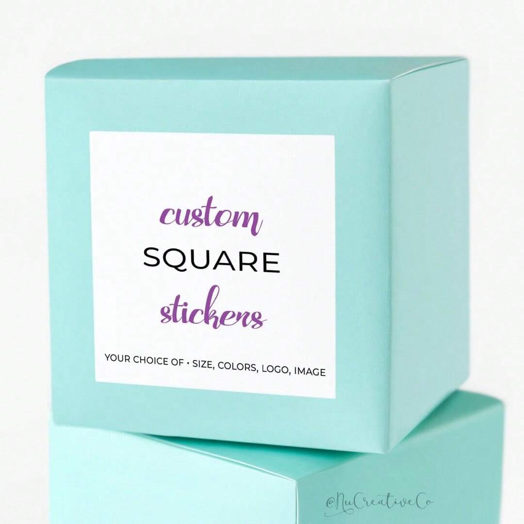 Custom stickers 4-8 cm persona - Personalised Candle Label avis et prix
