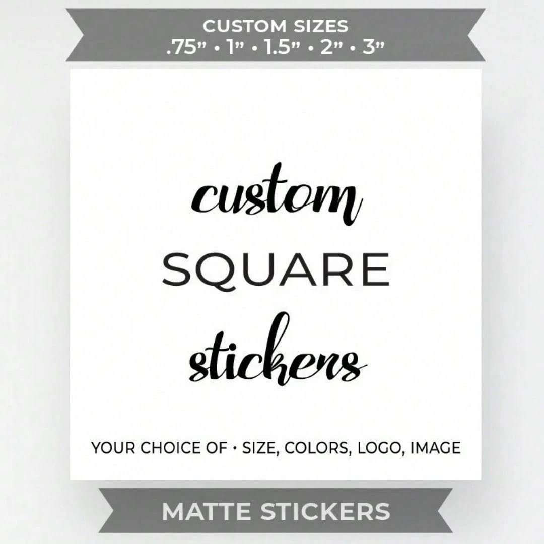 Custom stickers 4-8 cm persona - Personalised Candle Label avis et prix