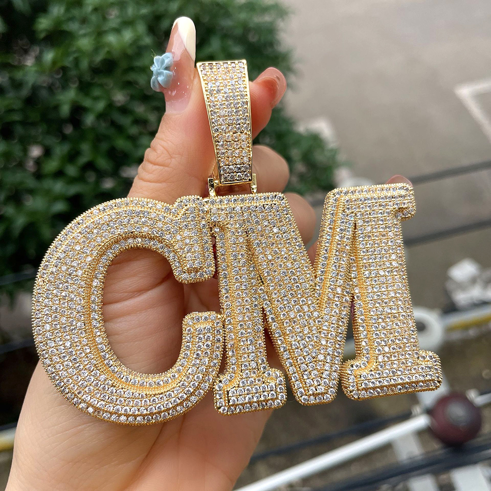 BIG Customized Name Letters Ic - Name Necklace Custom avis et prix