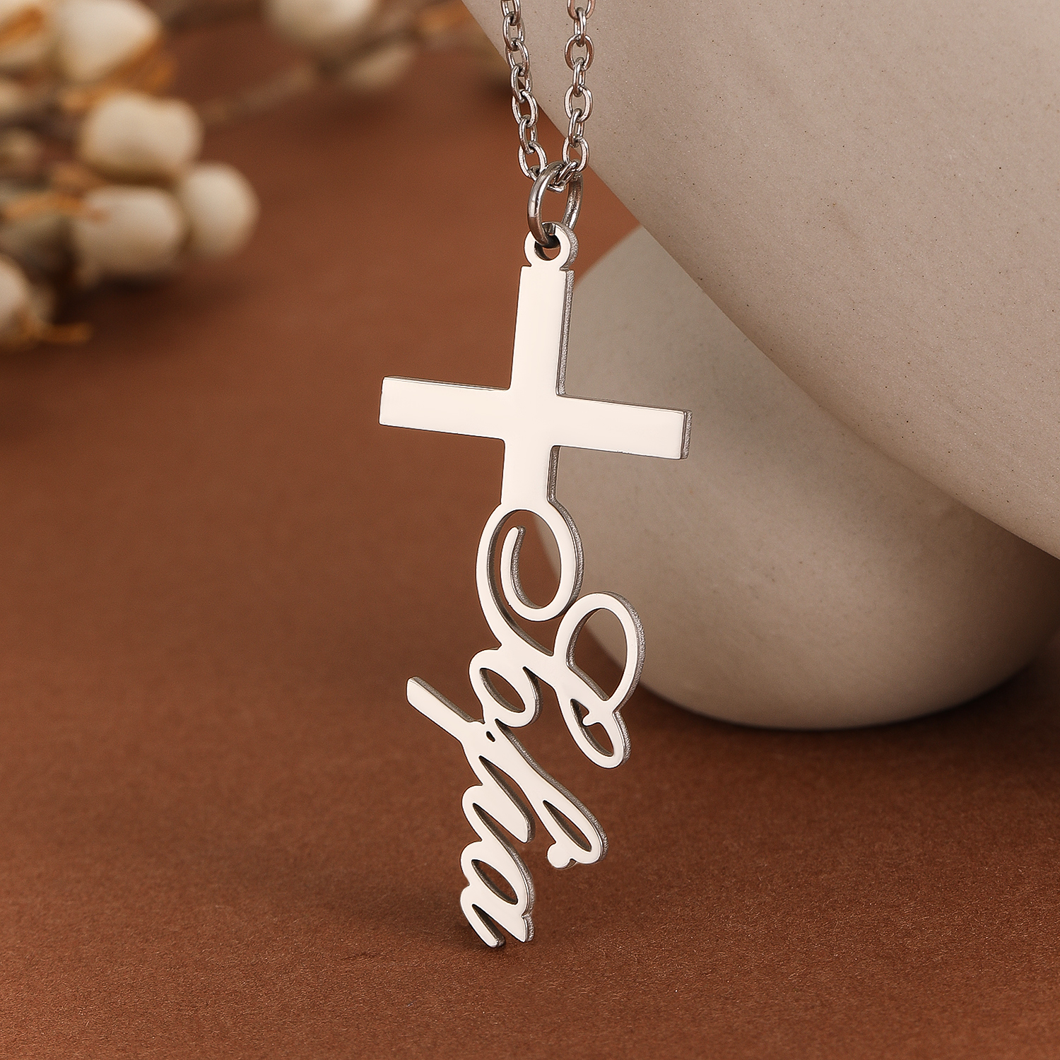 1pc Personalized Easter Gift S - Name Necklace Custom avis et prix
