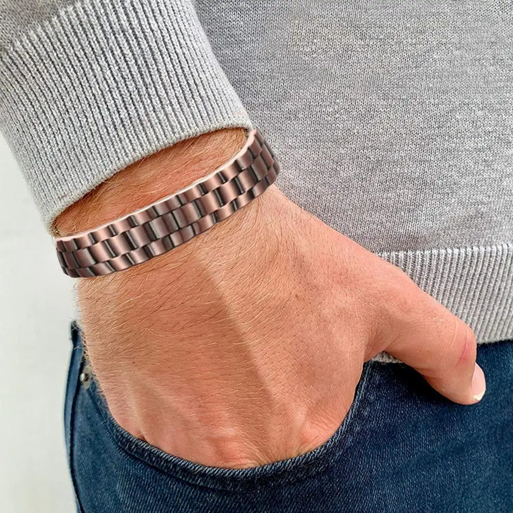 Magnetic Copper Prostate Wrist - Coordinates Bracelet avis et prix