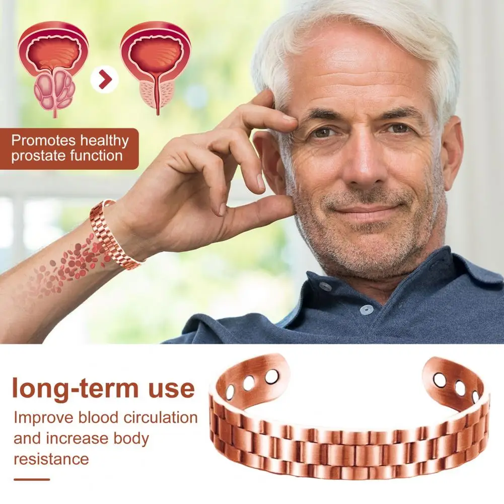 Magnetic Copper Prostate Wrist - Coordinates Bracelet avis et prix
