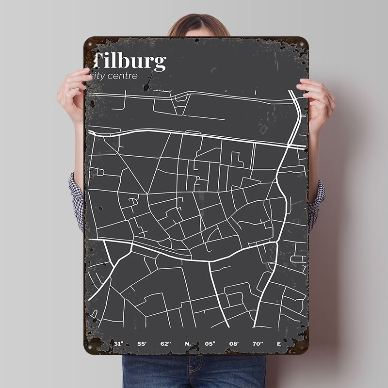 Tilburg City Centre Map Printe - Custom Map Poster avis et prix