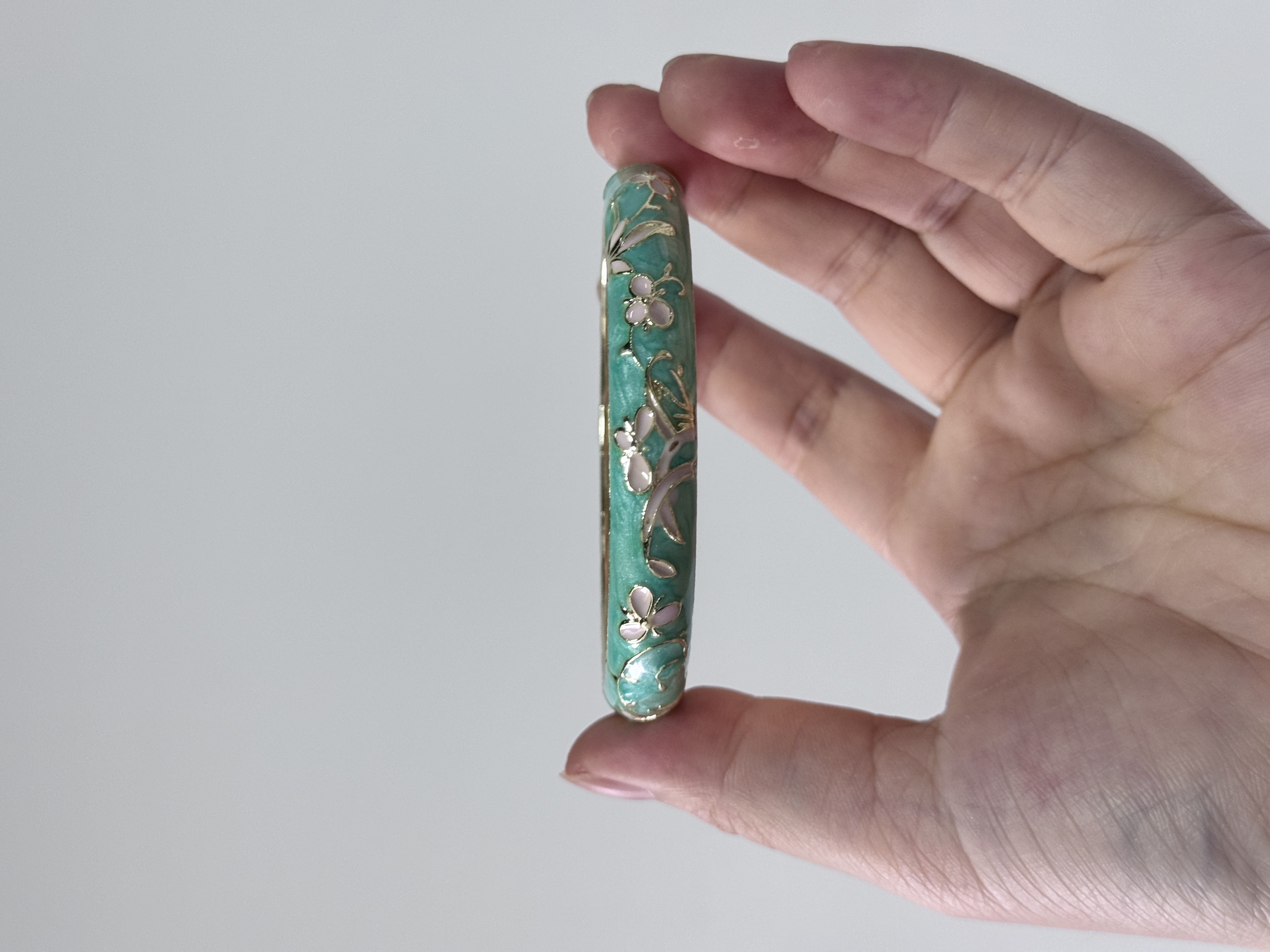 Open cuff bangle Enamel floral - Coordinates Bracelet avis et prix