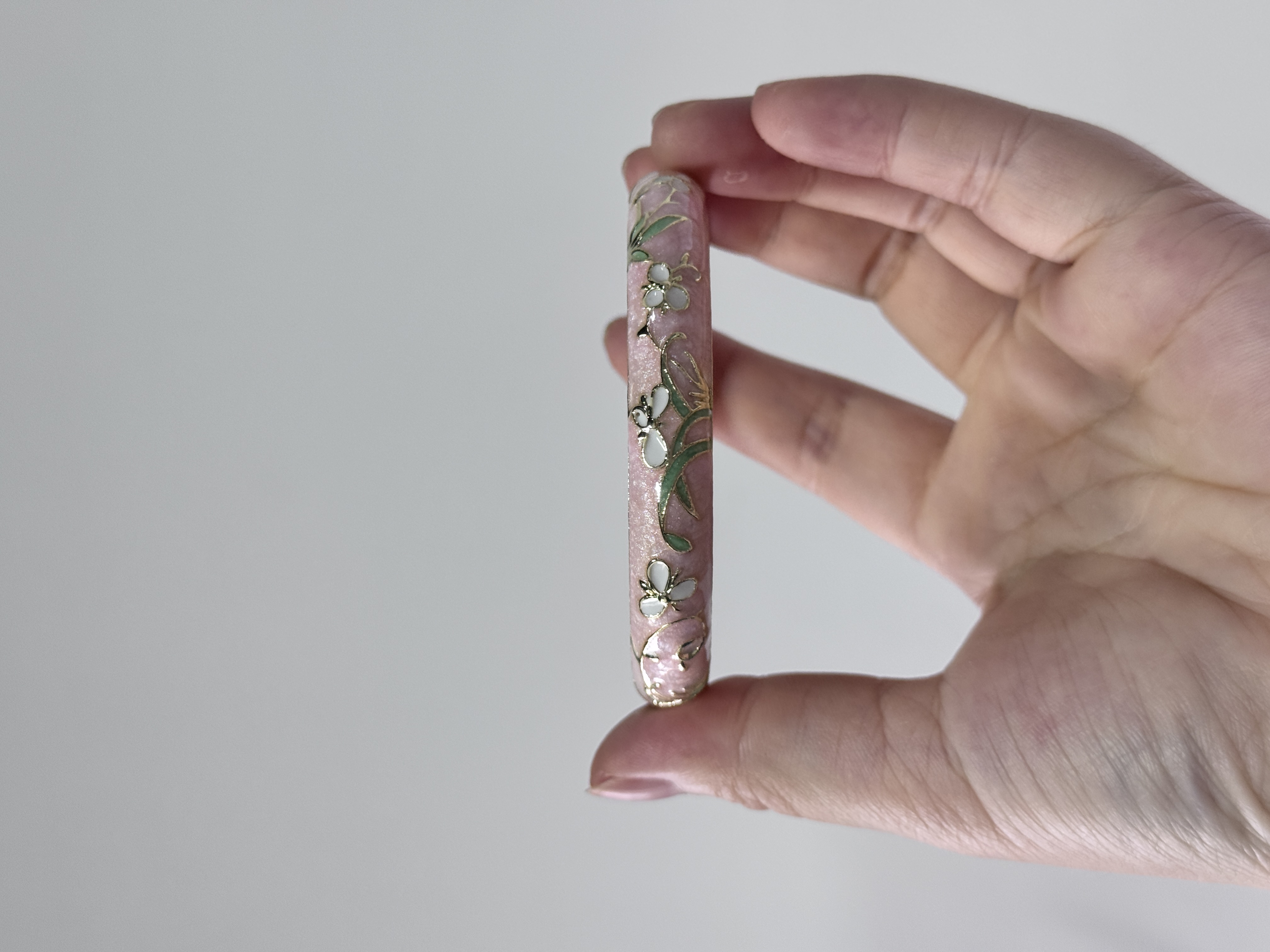 Open cuff bangle Enamel floral - Coordinates Bracelet avis et prix