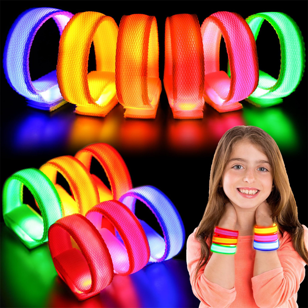 LED Reflective Bracelet Nylon  - Coordinates Bracelet avis et prix