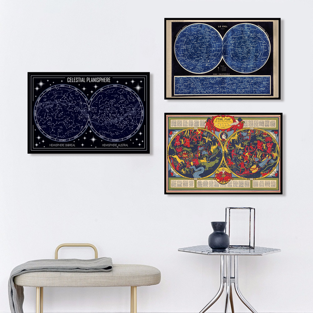 1pc Celestial Planisphere Map  - Custom Star Map avis et prix