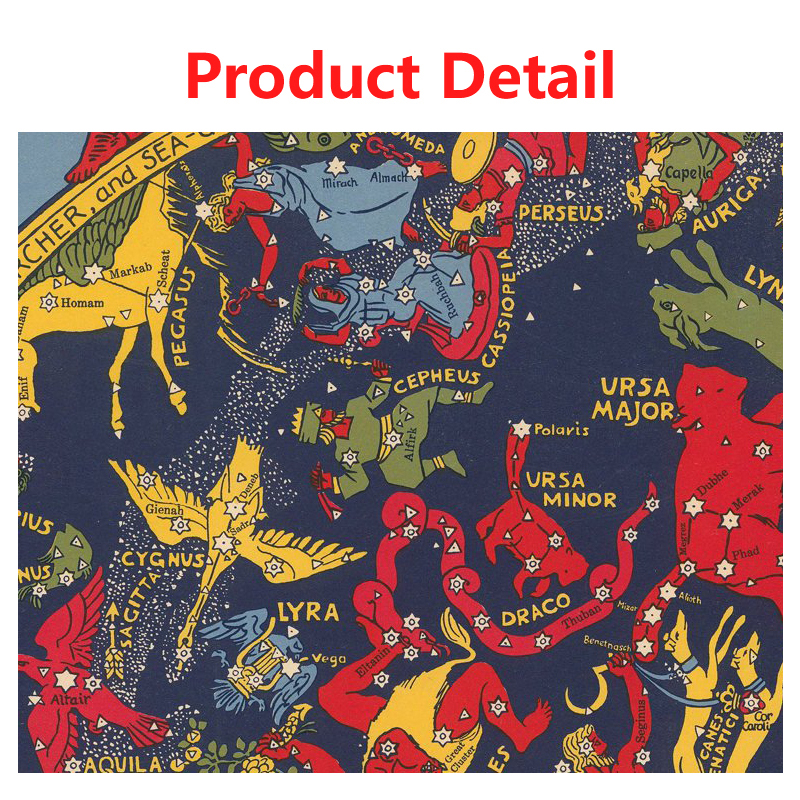 1pc Celestial Planisphere Map  - Custom Star Map avis et prix