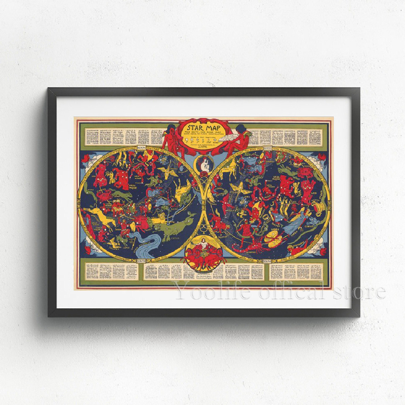 1pc Celestial Planisphere Map  - Custom Star Map avis et prix