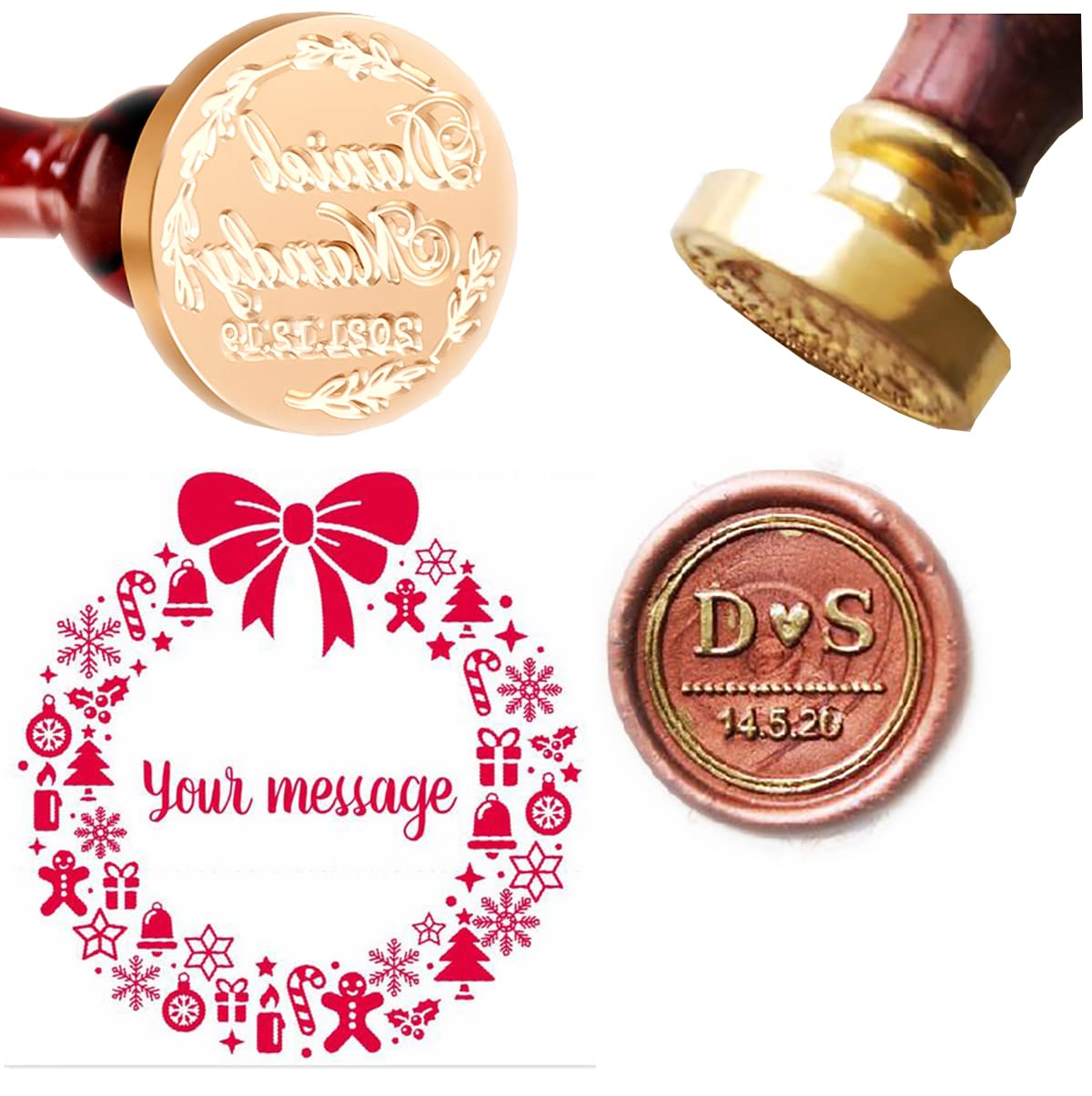 Custom Letter Wax Seal Stamp K - Wax Seal Letter Kit avis et prix