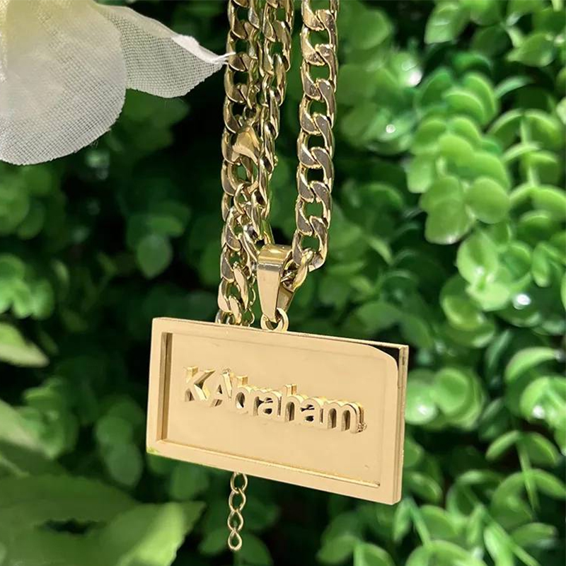 Custom Name Hip Hop Necklace f - Name Necklace Custom avis et prix