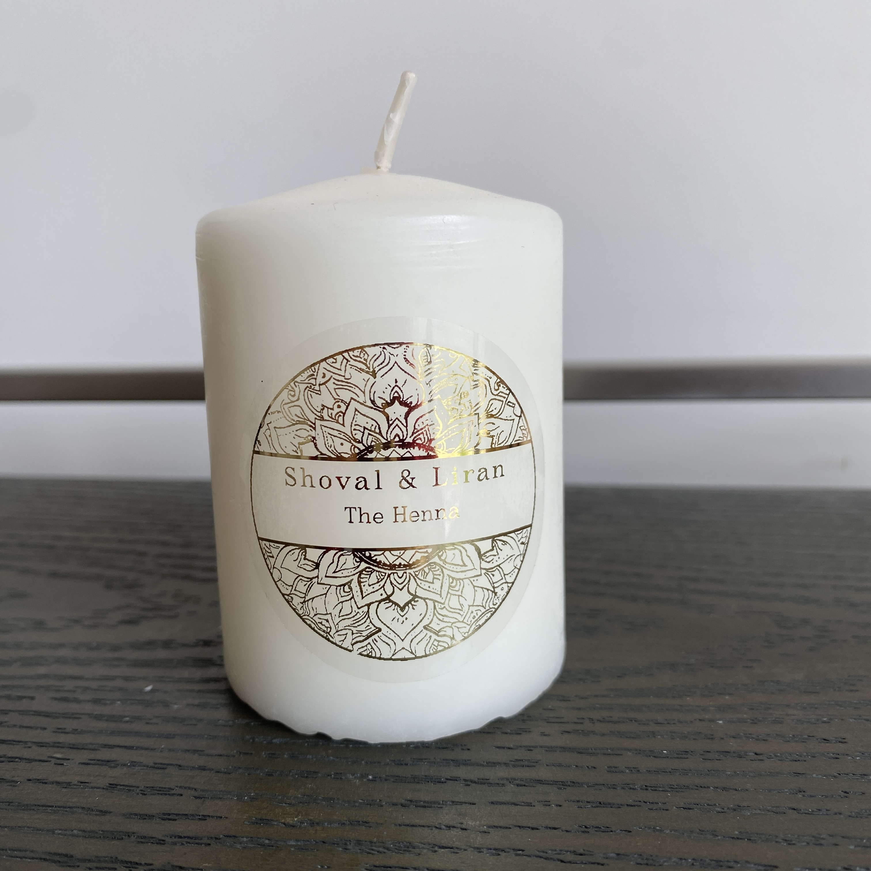 Custom henna day candle sticke - Personalised Candle Label avis et prix