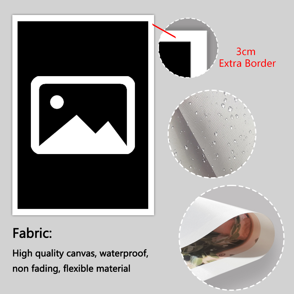 1 Pc Customized Photos on Canv - Engraved Wood Frame avis et prix