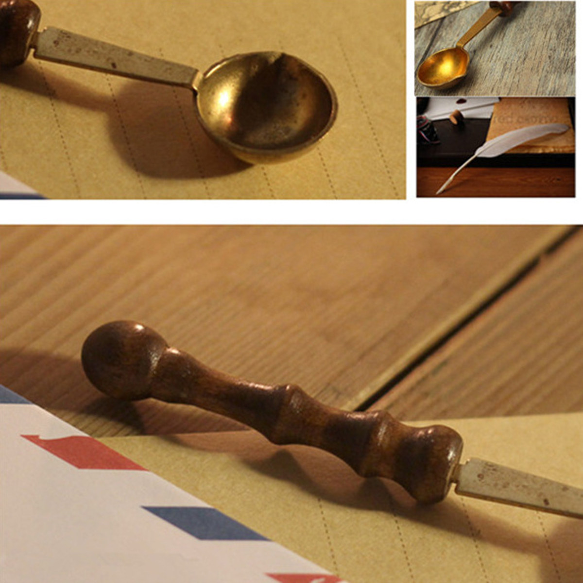 Premium Wood Handle Copper Wax - Wax Seal Letter Kit avis et prix