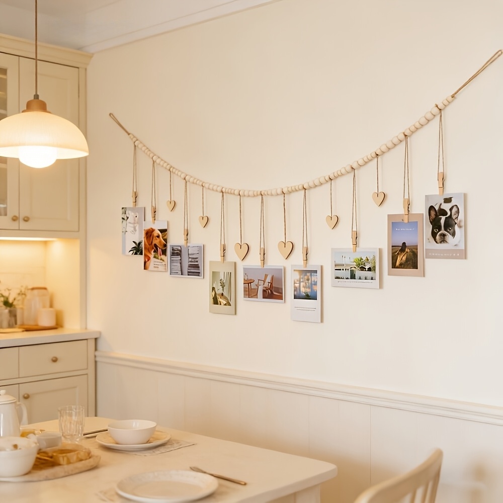 Hanging Photo Display Wall Dec - Engraved Wood Frame avis et prix