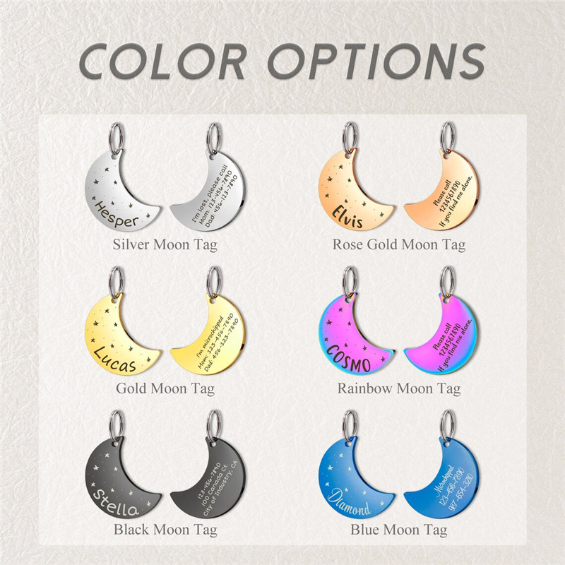 Personalized Anti-lost ID Tag  - Custom Night Sky avis et prix