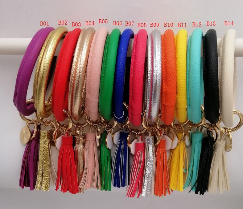 Sunflower Cactus Monogrammed K - Monogram Keychain Leather avis et prix