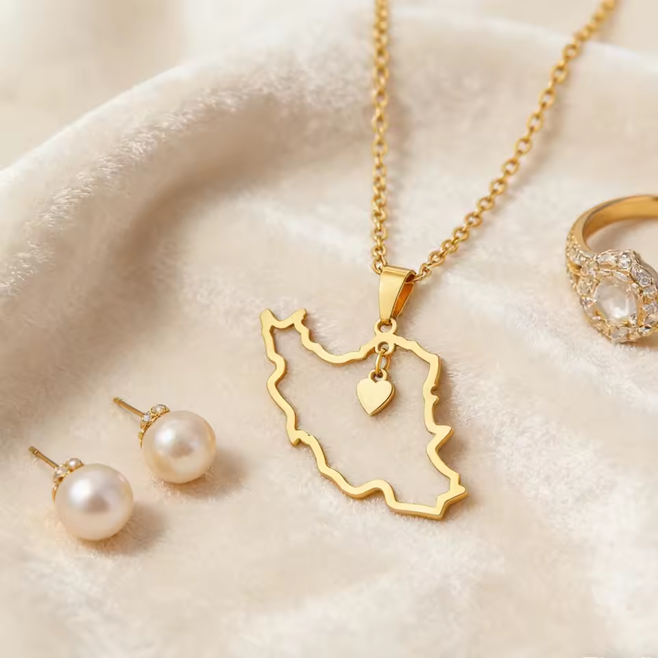 Lucktune Iran Map Pendant Neck - Custom Star Map avis et prix