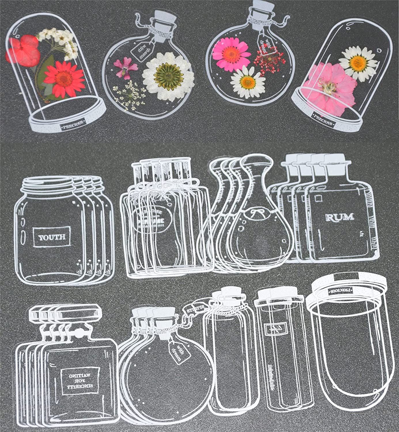 30Pcs Handmade DIY Transparent - Dried Flower Bookmark avis et prix
