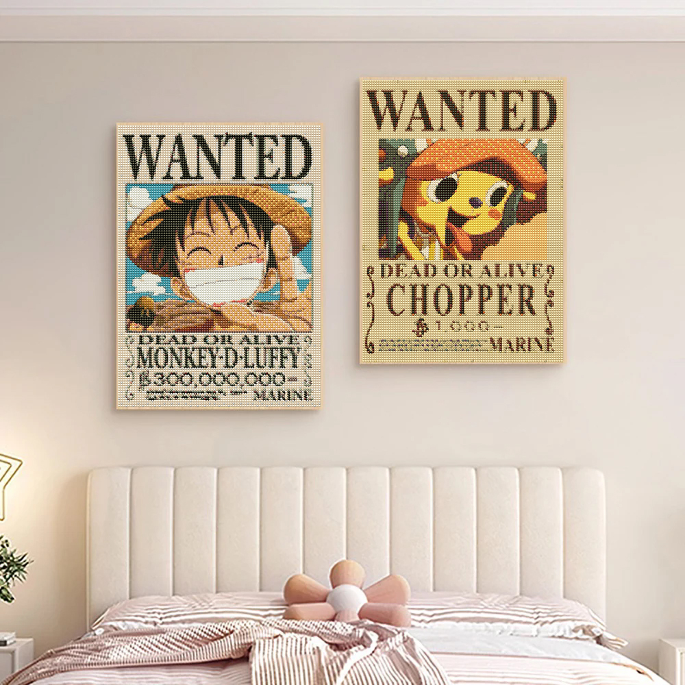 Anime Luffy Diamond Painting O - Photo Mosaic Print avis et prix