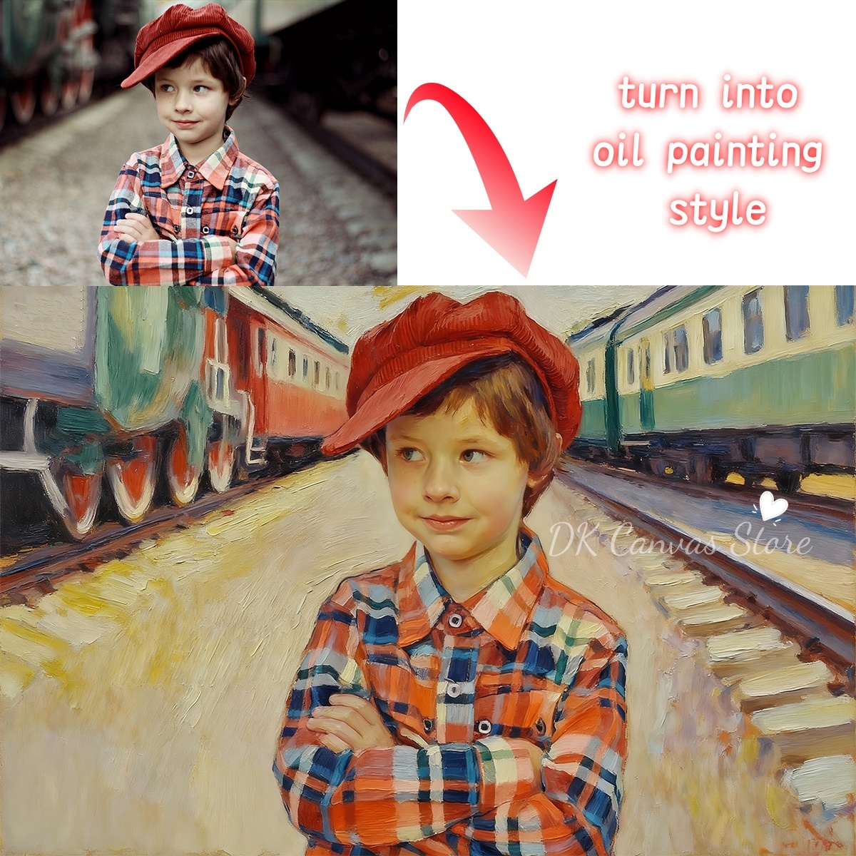 Personalized Custom Oil Painti - Pet Portrait Custom avis et prix