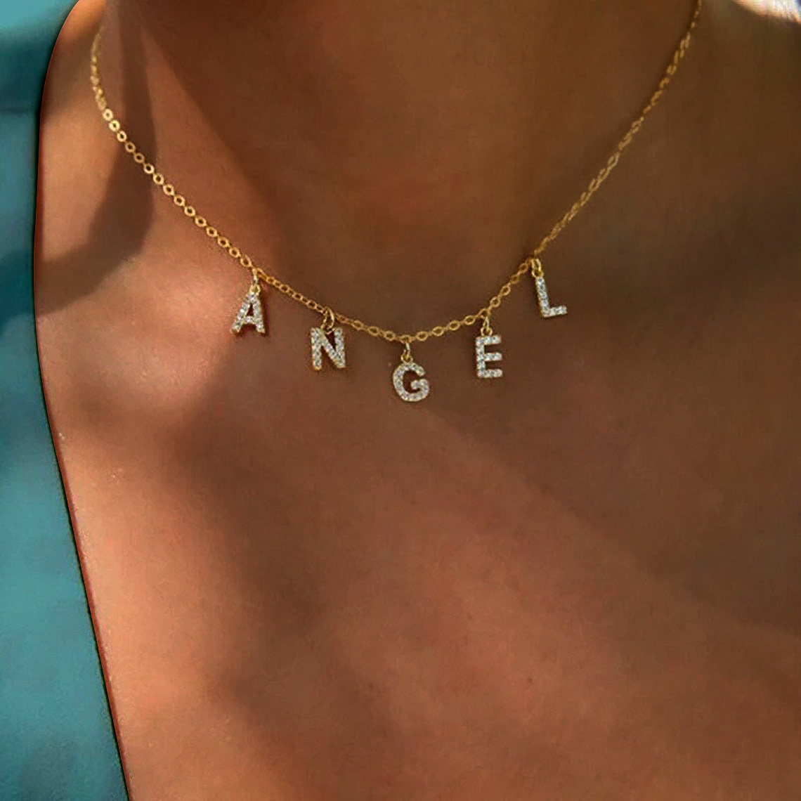 Custom Personalized Name Neckl - Name Necklace Custom avis et prix