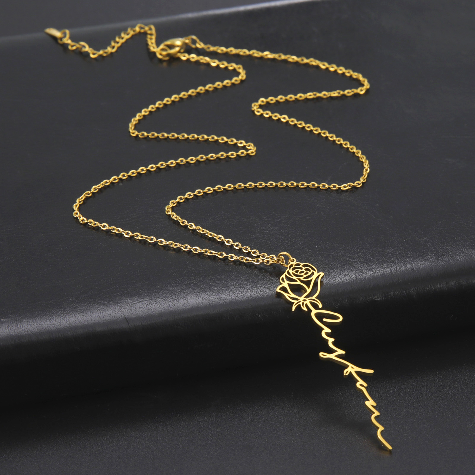 Sipuris Personalized Custom Na - Birth Flower Necklace avis et prix
