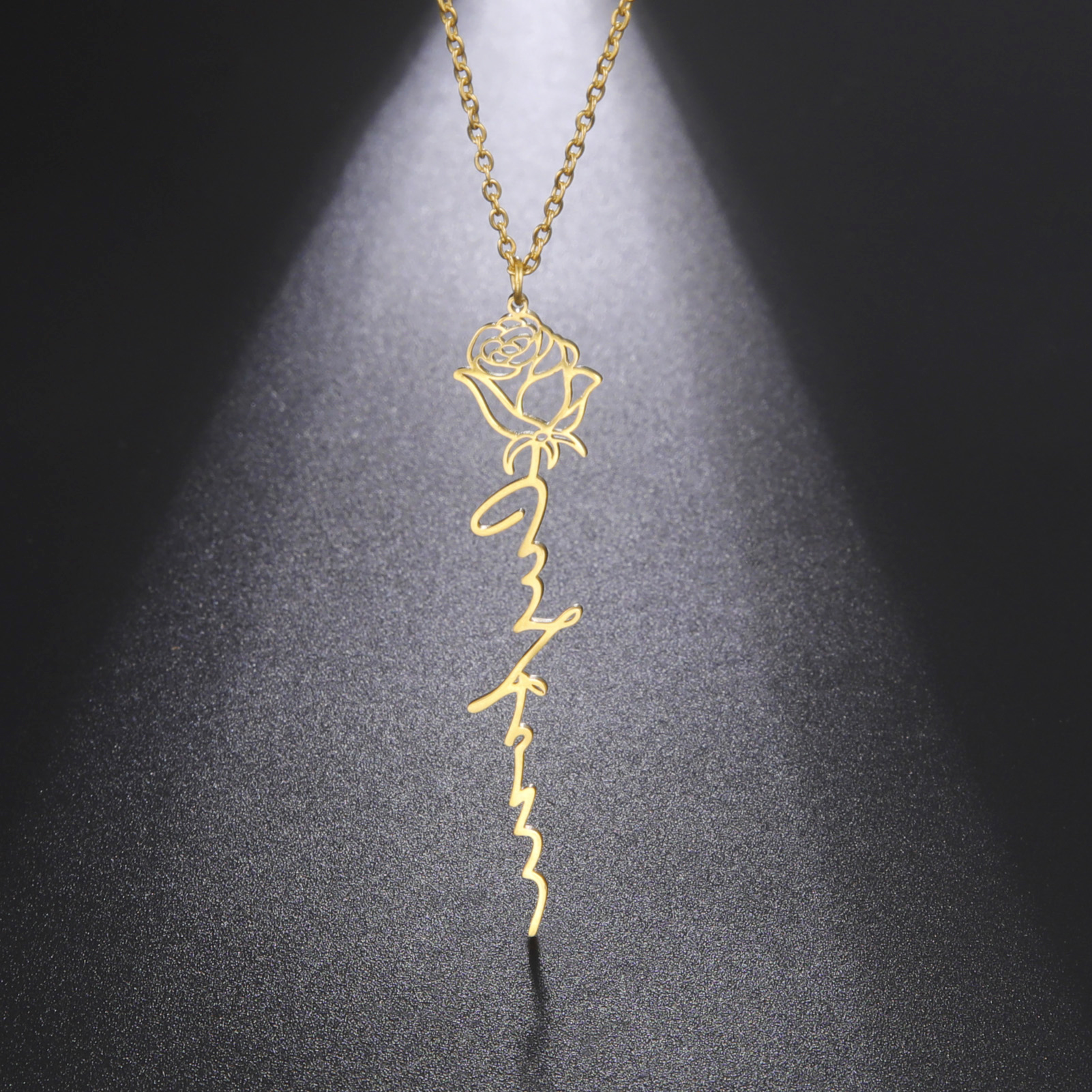 Sipuris Personalized Custom Na - Birth Flower Necklace avis et prix