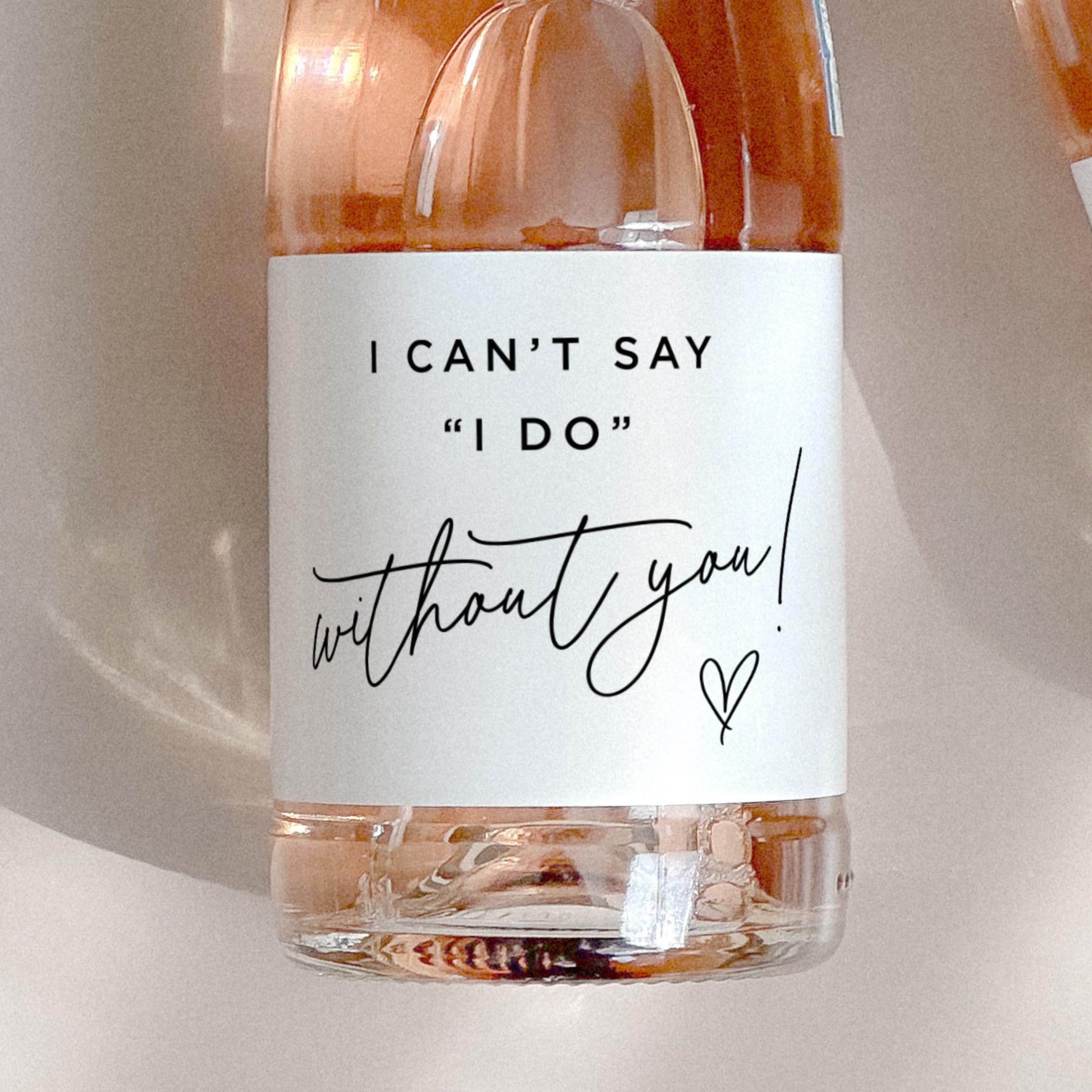 Bridesmaid Proposal Mini Champ - Personalised Candle Label avis et prix