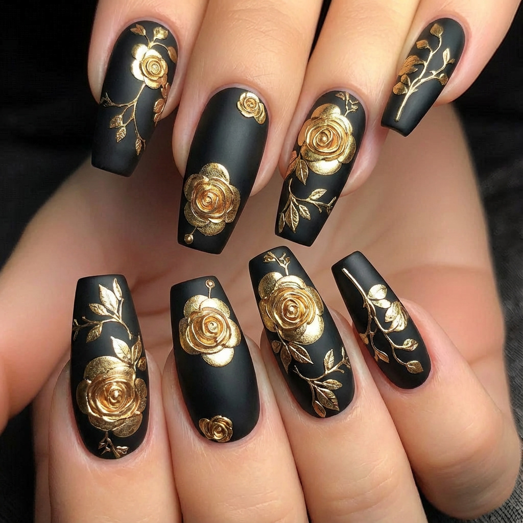3D fake nails for women girls  - Pressed Flower Art avis et prix
