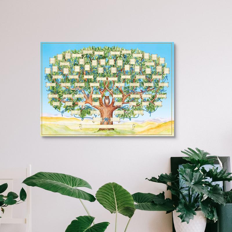 Fillable Family Tree Chart 6 G - Family Tree Print avis et prix